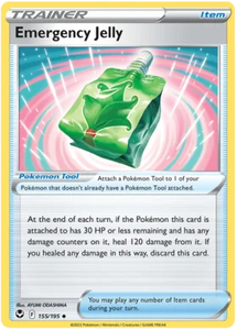 Pokemon Single Card - Silver Tempest 155/195 Emergency Jelly Uncommon Pack Fresh