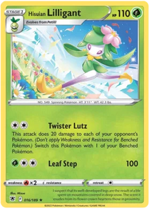 Pokemon Single Card - Astral Radiance 016/189 Hisuian Lilligant Holo Rare Pack Fresh