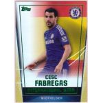 EPL - 2014/15 Topps Premier Club, International Star Foil 172 Cesc Fabregas Green Parallel