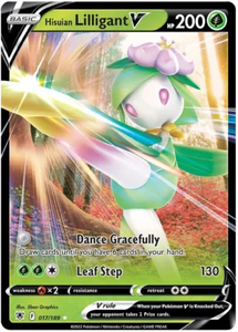 Pokemon Single Card - Astral Radiance 017/189 Hisuian Lilligant V Pack Fresh