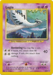 Pokemon Single Card - Neo Revelation 20/64 Lugia Rare Near Mint