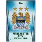 EPL - 2014/15 Topps Premier Club, Soccer Club Badge Foil 190 Manchester City Green Parallel