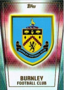 EPL - 2014/15 Topps Premier Club, Soccer Club Badge Foil 183 Burnley