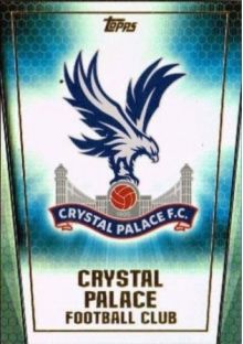 EPL - 2014/15 Topps Premier Club, Soccer Club Badge Foil 185 Crystal Palace