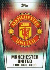 EPL - 2014/15 Topps Premier Club, Soccer Club Badge Foil 190 Manchester United