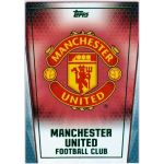 EPL - 2014/15 Topps Premier Club, Soccer Club Badge Foil 190 Manchester United Green Parallel