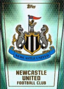 EPL - 2014/15 Topps Premier Club, Soccer Club Badge Foil 192 Newcastle United