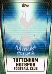 EPL - 2014/15 Topps Premier Club, Soccer Club Badge Foil 198 Tottenham Hotspur