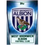 EPL - 2014/15 Topps Premier Club, Soccer Club Badge Foil 199 West Bromwich Albion Green Parallel