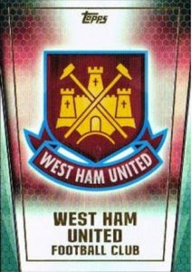 EPL - 2014/15 Topps Premier Club, Soccer Club Badge Foil 200 West Ham United