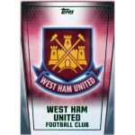 EPL - 2014/15 Topps Premier Club, Soccer Club Badge Foil 200 West Ham United Green Parallel