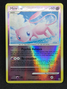 Pokemon Single Card - Dimond & Pearl Secret Wonders 015/132 Mew Rare Reverse Holo Near Mint Condition