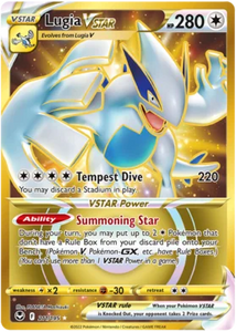 Pokemon Single Card - Silver Tempest 211/195 Lugia VSTAR Gold Secret Rare Pack Fresh