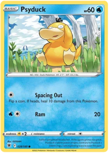 Pokemon Single Card - Astral Radiance 028/189 Psyduck Common Pack Fresh