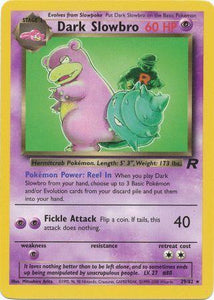 Pokemon Single Card - Team Rocket 29/82 Dark Slowbro Non-Holo Near Mint Condition