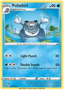 Pokemon Single Card - Lost Origin 031/196 Poliwhirl Uncommon Pack Fresh