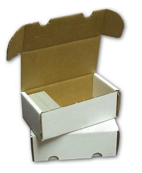 Card Accessories - 400 Count Cardboard Trading Card Storage Box.