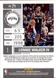 NBA 2019-20 Panini Contenders Basketball #71 Lonnie Walker IV San Antonio Spurs Basketball Card
