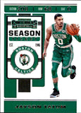 NBA 2019-20 Panini Contenders Basketball #43 Jayson Tatum Boston Celtics Basketball Card
