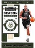 NBA 2019-20 Panini Contenders Season Ticket #61 Khris Middleton Milwaukee Bucks NBA Basketball Trading Card
