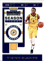 NBA 2019-20 Panini Contenders Basketball #99 Victor Oladipo Indiana Pacers Basketball Card