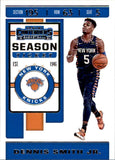NBA 2019-20 Panini Contenders Basketball #27 Dennis Smith Jr. New York Knicks Basketball Card