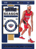 NBA 2019-20 Panini Contenders Season Ticket #12 Brandon Ingram New Orleans Pelicans NBA Basketball Trading Card