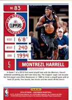 NBA 2019-20 Panini Contenders Basketball #83 Montrezl Harrell Los Angeles Clippers Basketball Card