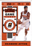 NBA 2019-20 Panini Contenders Game Ticket Red #23 Deandre Ayton Phoenix Suns NBA Basketball Trading Card