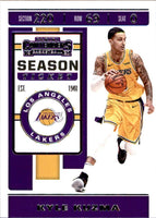 NBA 2019-20 Panini Contenders Basketball #65 Kyle Kuzma Los Angeles Lakers Basketball Card