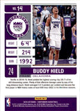 NBA 2019-20 Panini Contenders Basketball #14 Buddy Hield Sacramento Kings Basketball Card