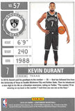 NBA 2019-20 Panini Contenders NBA Game Ticket Basketball #57 Kevin Durant Brooklyn Nets Official National Basketball Association Trading Card