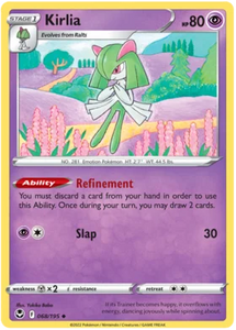 Pokemon Single Card - Silver Tempest 068/195 Kirlia Uncommon Pack Fresh