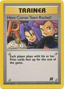 Pokemon Single Card - Team Rocket 71/82 Here Comes Team Rocket Rare Near Mint Condition