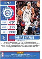 NBA 2019-20 Panini Contenders Season Ticket #97 Tobias Harris Philadelphia 76ers NBA Basketball Trading Card