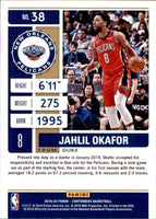NBA 2019-20 Panini Contenders Basketball #38 Jahlil Okafor New Orleans Pelicans Basketball Card