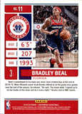 NBA 2019-20 Panini Contenders Basketball #11 Bradley Beal Washington Wizards Basketball Card