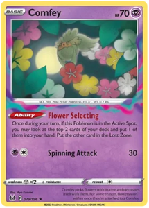 Pokemon Single Card - Lost Origin 079/196 Comfey Rare Pack Fresh