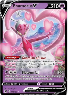 Pokemon Single Card - Lost Origin 082/196 Enamorus V Pack Fresh