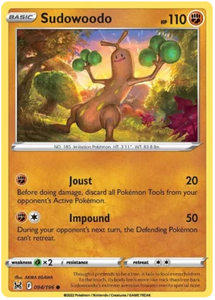 Pokemon Single Card - Lost Origin 094/196 Sudowoodo Common Pack Fresh