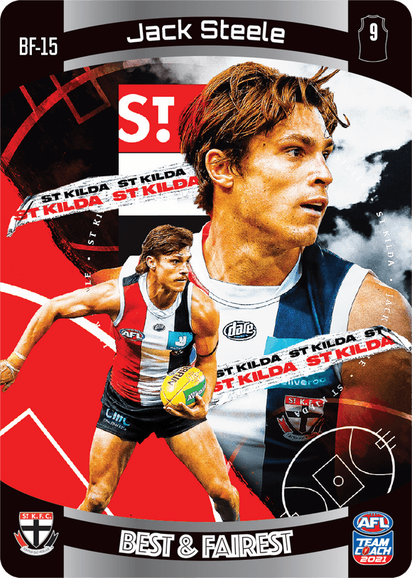 AFL Single Card - Teamcoach 2021 Best & Fairest BF-15