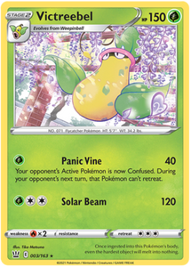 Pokemon Single Card - Battle Styles 003/163 Victreebel Rare Pack Fresh