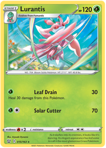 Pokemon Single Card - Battle Styles 015/163 Lurantis Rare Pack Fresh