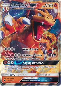 Pokemon Single Card - Burning Shadows 020/147 Charizard GX Pack Fresh