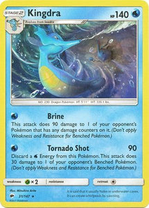 Pokemon Single Card - Burning Shadows 031/147 Kingdra Theme Deck Exclusive Rare Pack Fresh