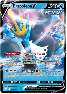 Pokemon Single Card - Battle Styles 040/163 Empoleon V Pack Fresh