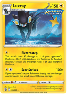 Pokemon Single Card - Battle Styles 048/163 Luxray Holo Rare Pack Fresh