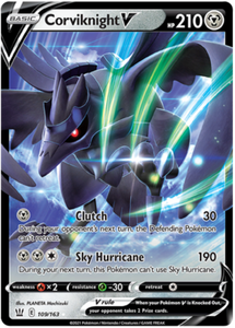 Pokemon Single Card - Battle Styles 109/163 Corviknight V Pack Fresh