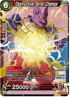 Dragon Ball Super Single Card - BT1-004 SR Destructive Terror Champa Super Rare Pack Fresh