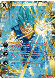 Dragon Ball Super Single Card - BT10-003 SPR Vegito, Unison of Might Special Rare Pack Fresh